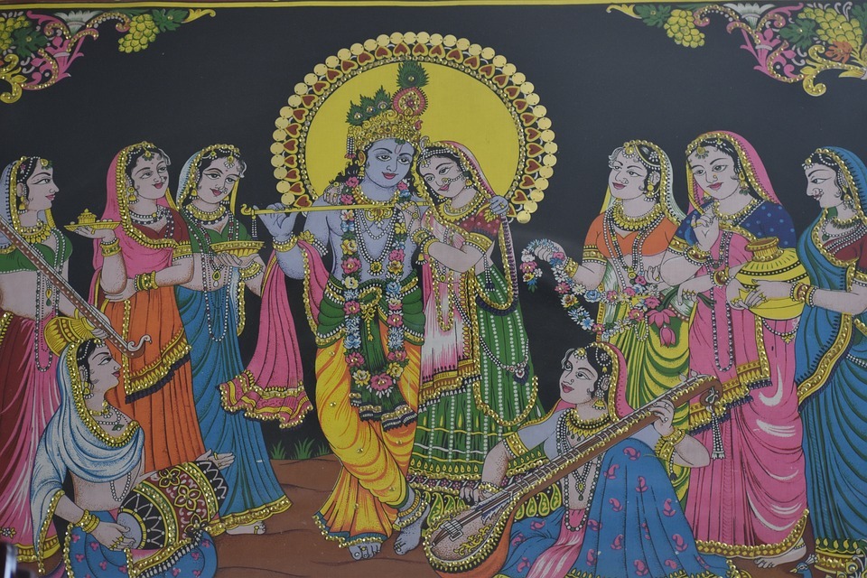 A Radha-Krishna Portrait for Marital Harmony, According to Vastu
